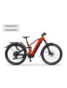 Celoodpružený Elektrobicykel Ecobike RX 500 Max Suv, black-red