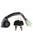 Key switch / Ignition lock, two positions, with light (3 wires)