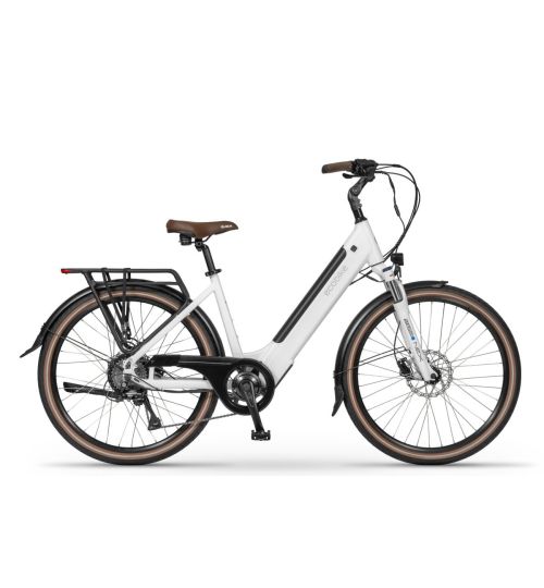 Ecobike X-City Flat White | Mestský elektrobicykel s dojazdom až 140 km